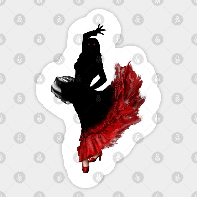 dancing tango witch Sticker by AndreyG